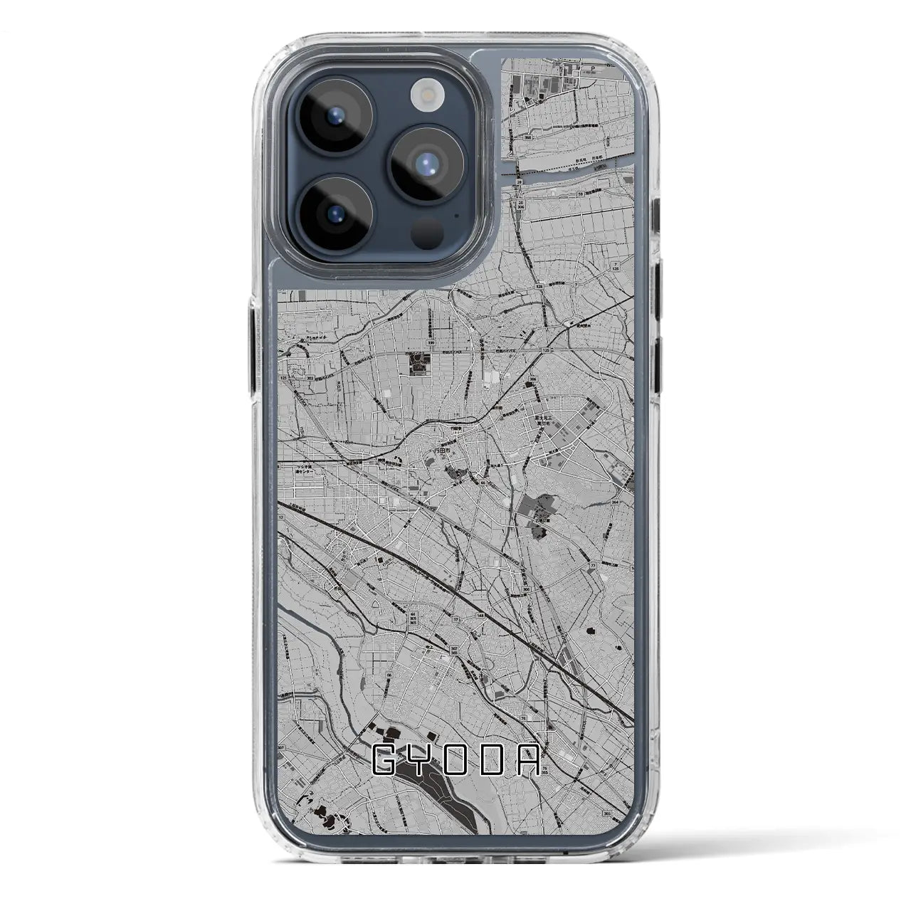 【行田(埼玉県)】地図柄iPhoneケース(MagSafeタイプ)