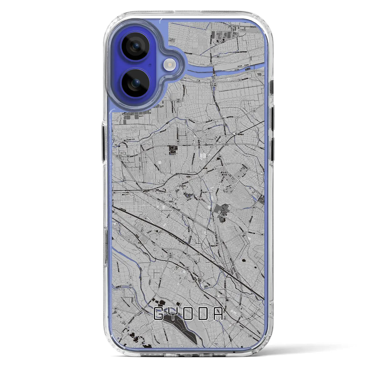 【行田(埼玉県)】地図柄iPhoneケース(MagSafeタイプ)