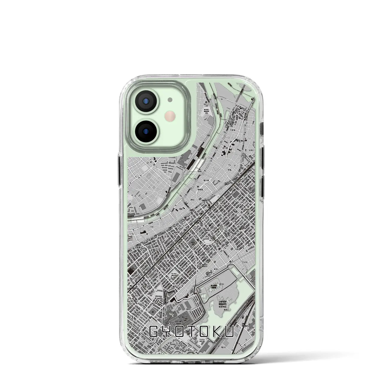【行徳(千葉県)】地図柄iPhoneケース(MagSafeタイプ)