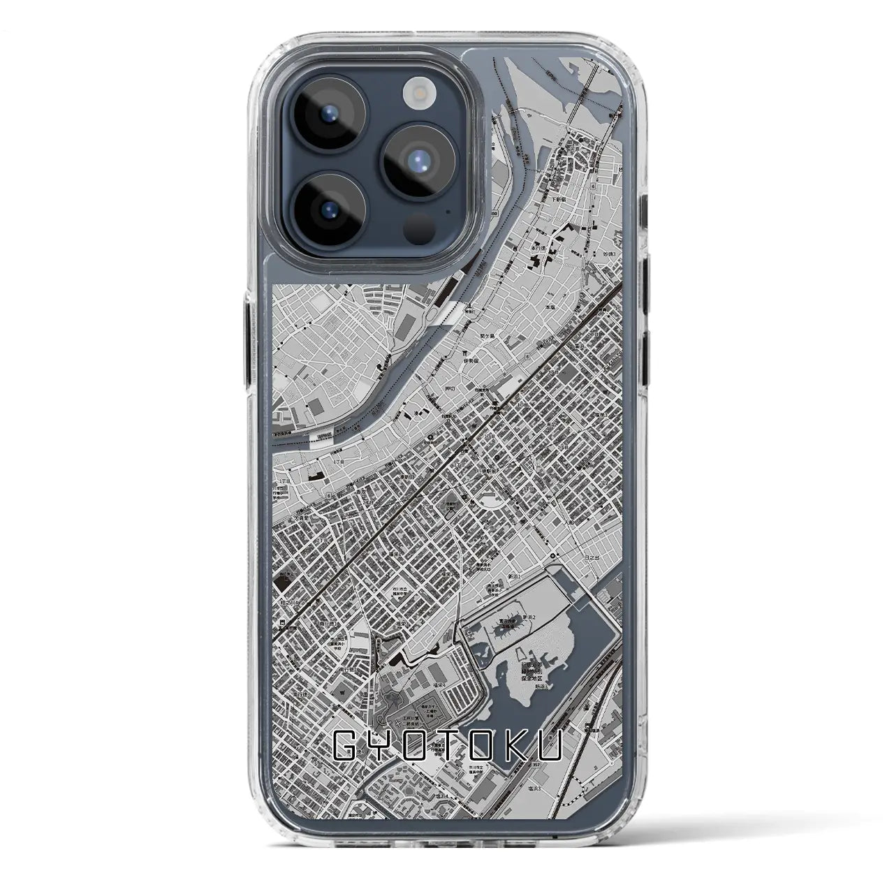 【行徳(千葉県)】地図柄iPhoneケース(MagSafeタイプ)