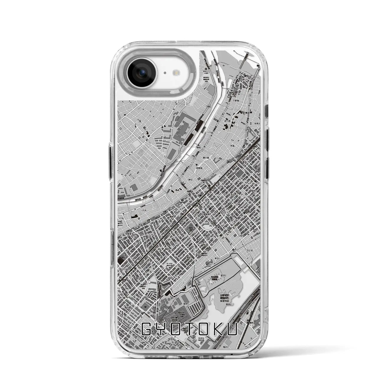 【行徳(千葉県)】地図柄iPhoneケース(MagSafeタイプ)