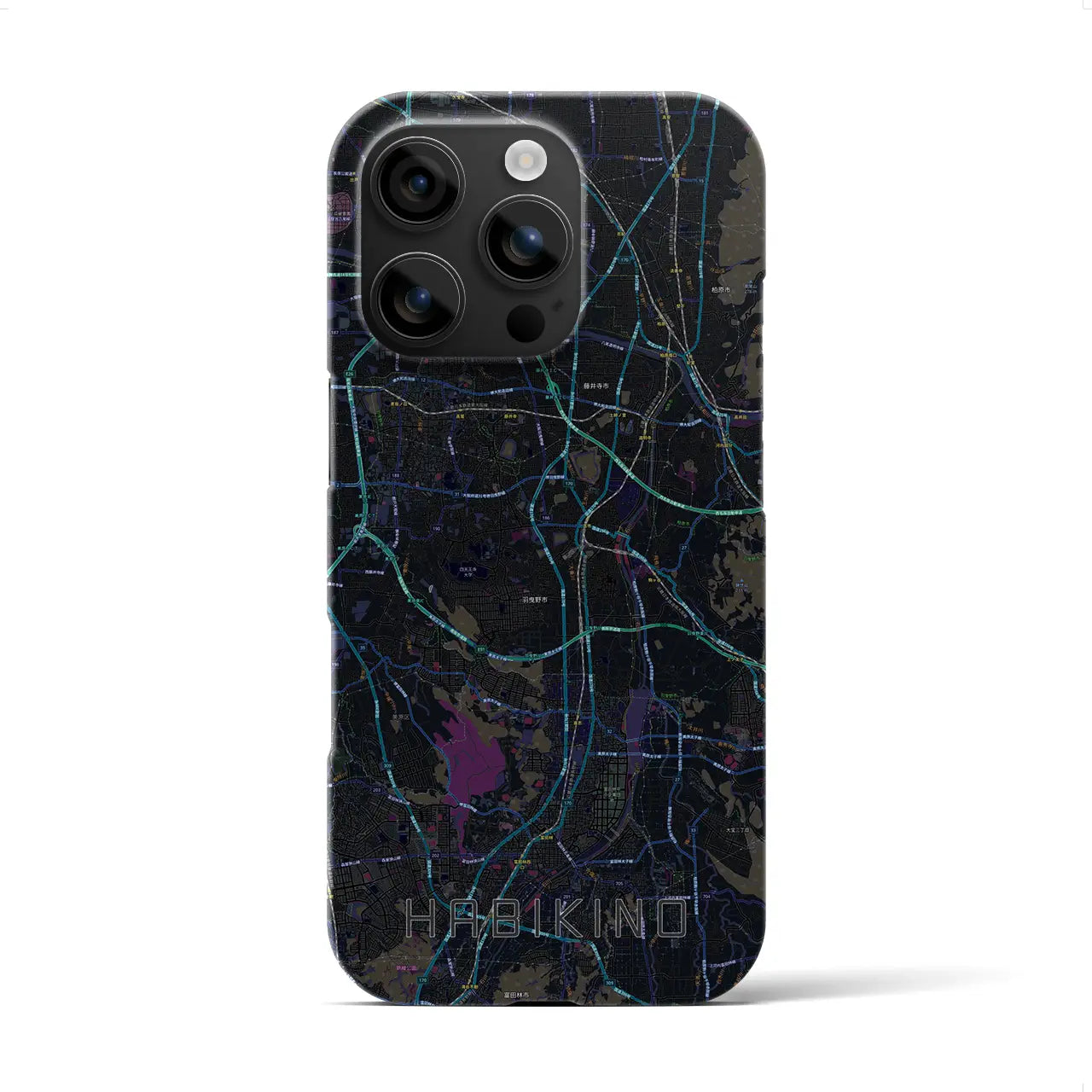 【羽曳野(大阪府)】地図柄iPhoneケース(バックカバータイプ)