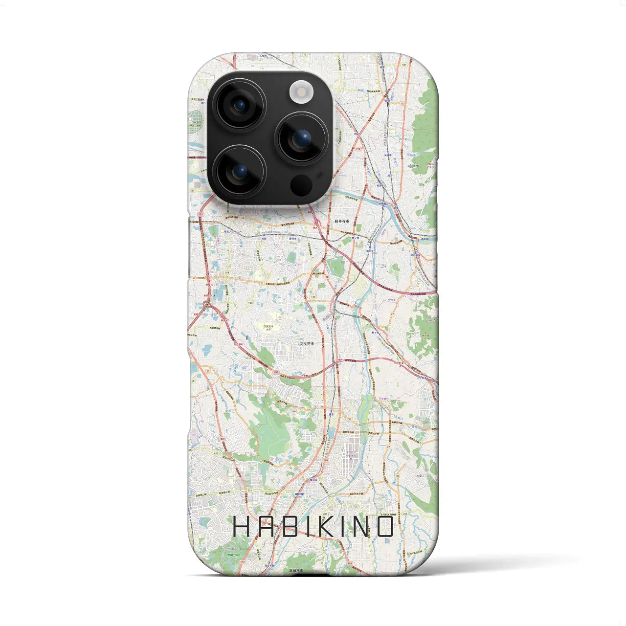 【羽曳野(大阪府)】地図柄iPhoneケース(バックカバータイプ)