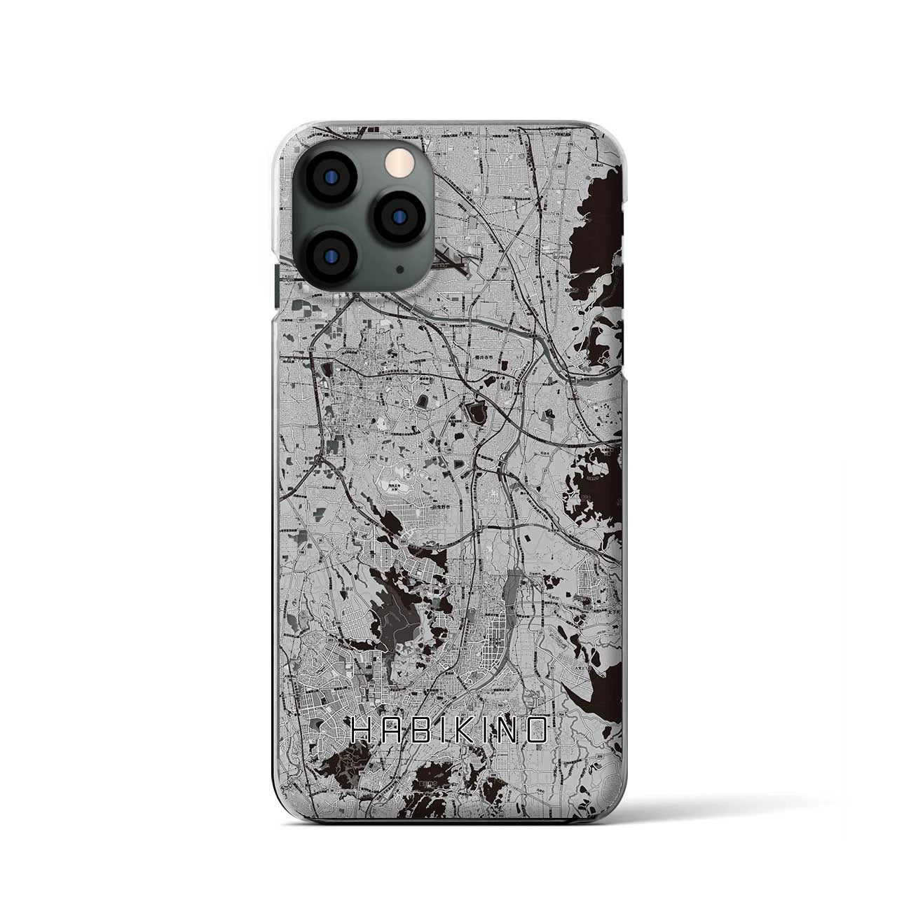 【羽曳野(大阪府)】地図柄iPhoneケース(クリアタイプ)
