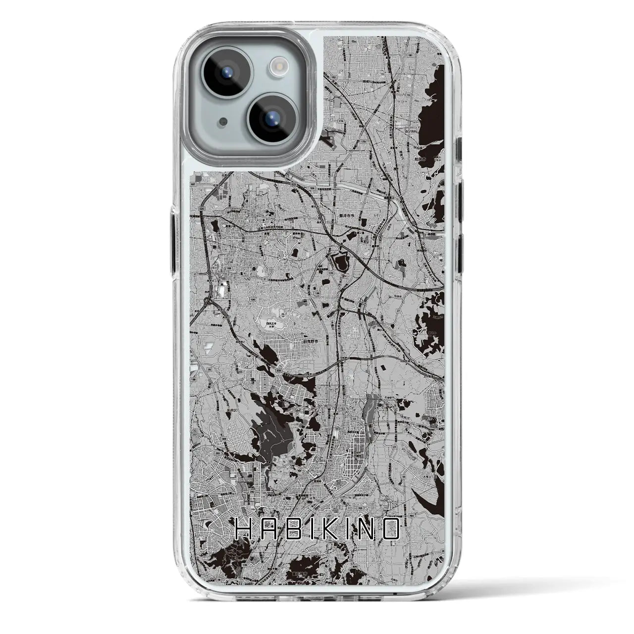 【羽曳野(大阪府)】地図柄iPhoneケース(MagSafeタイプ)
