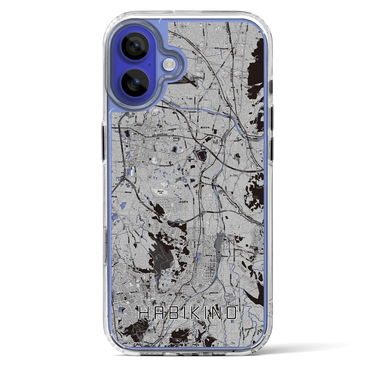 【羽曳野(大阪府)】地図柄iPhoneケース(MagSafeタイプ)