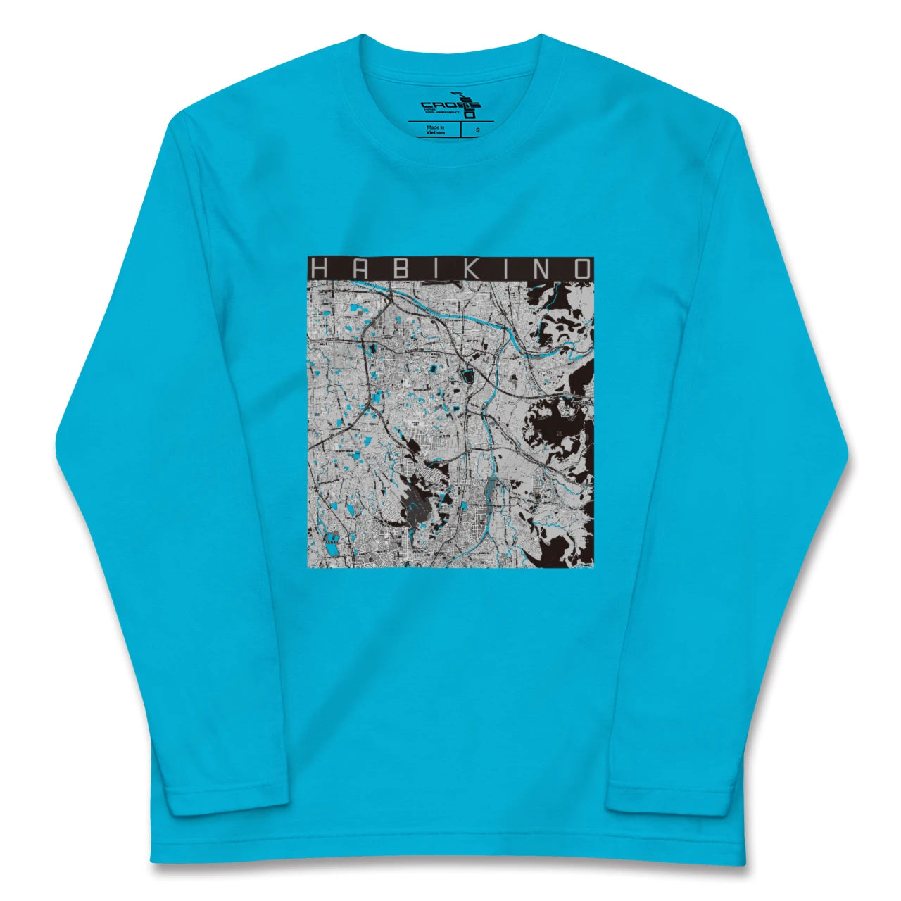 【羽曳野(大阪府)】地図柄ロングスリーブTシャツ