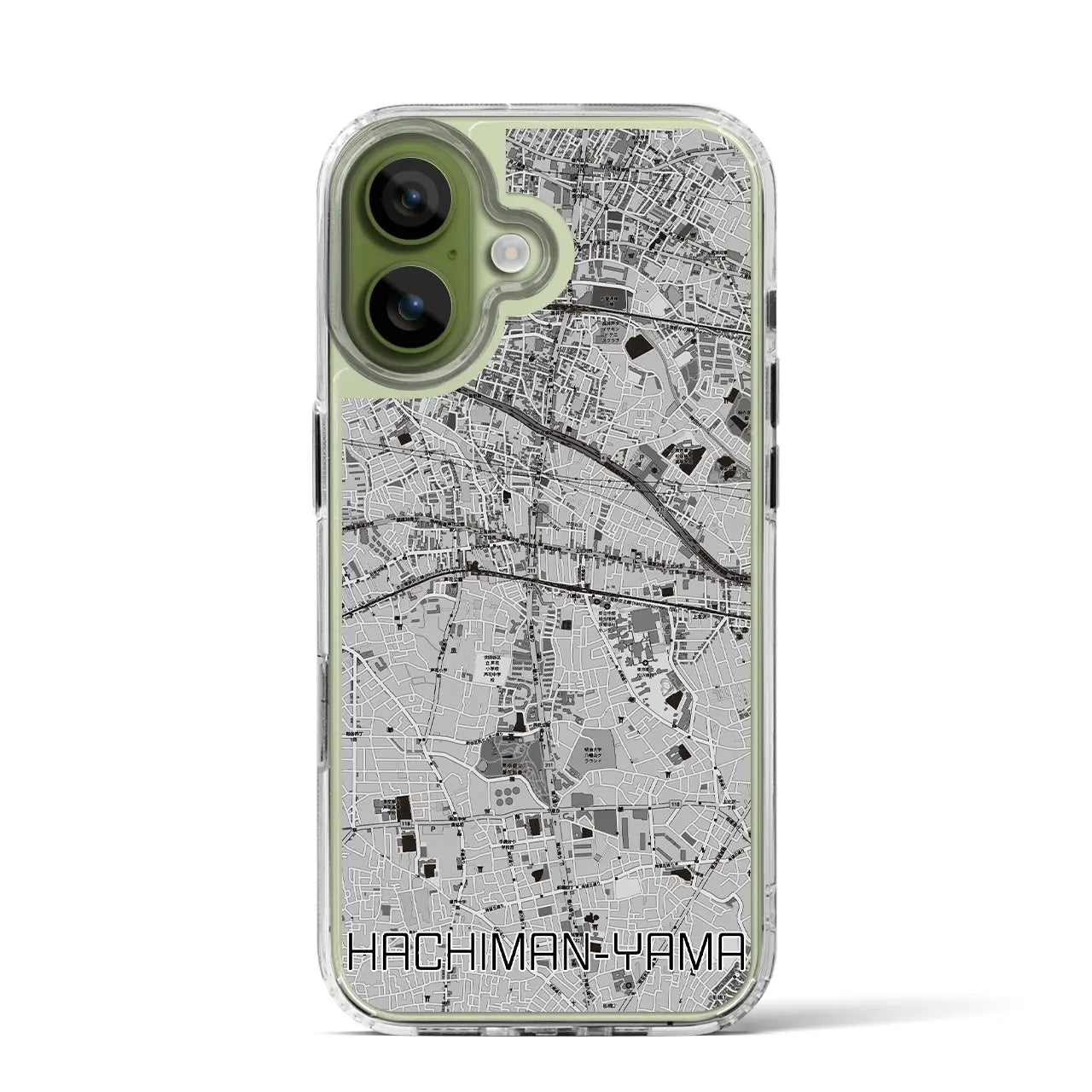 【八幡山(東京都)】地図柄iPhoneケース(MagSafeタイプ)