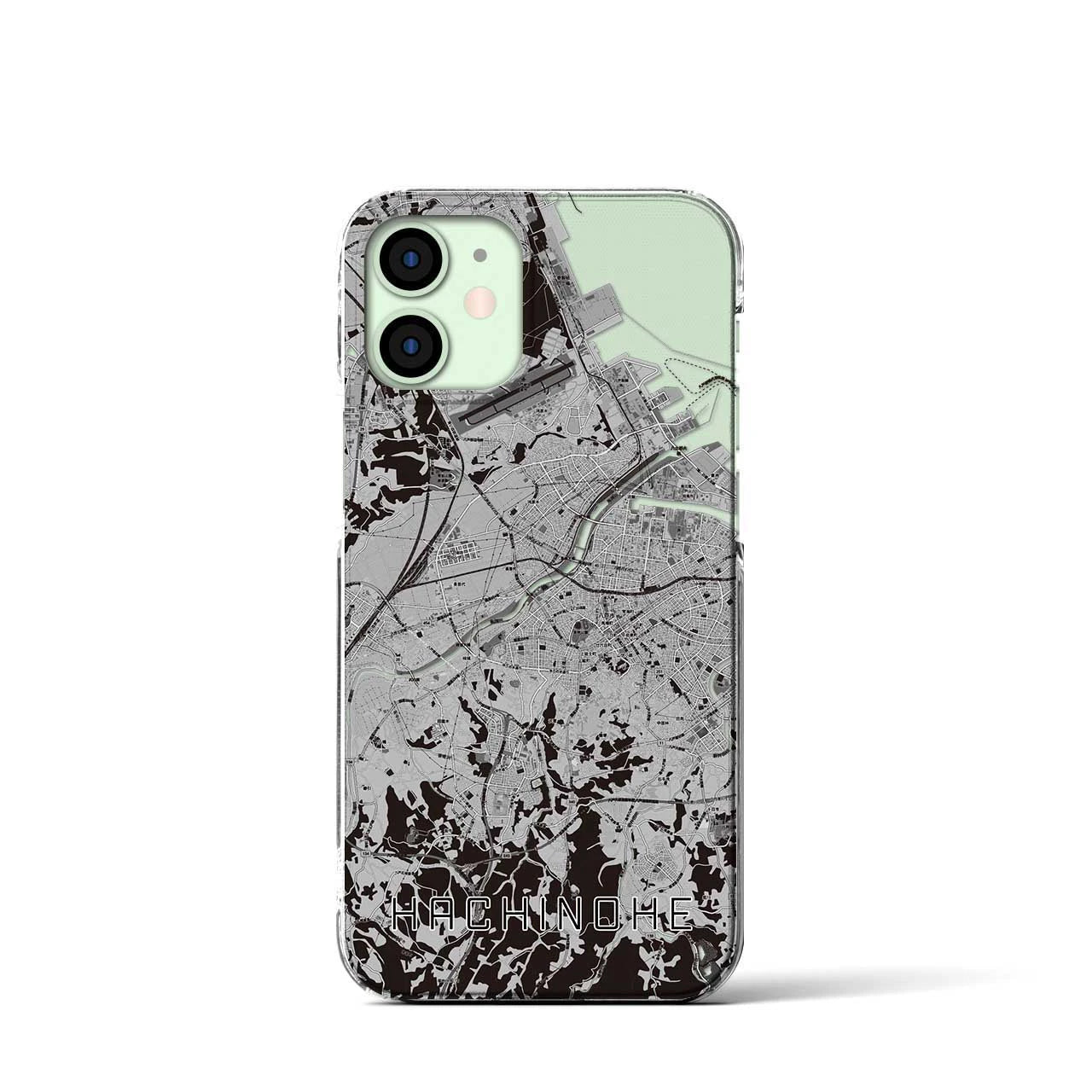 【八戸(青森県)】地図柄iPhoneケース(クリアタイプ)