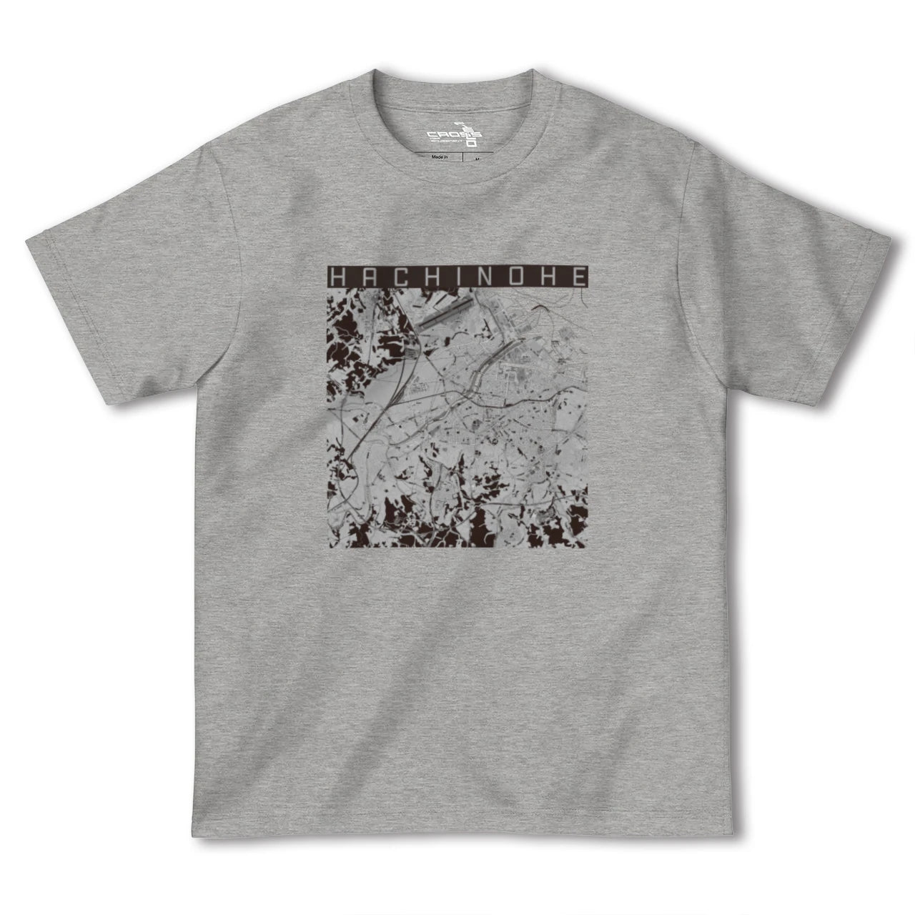 【八戸(青森県)】地図柄ヘビーウェイトTシャツ