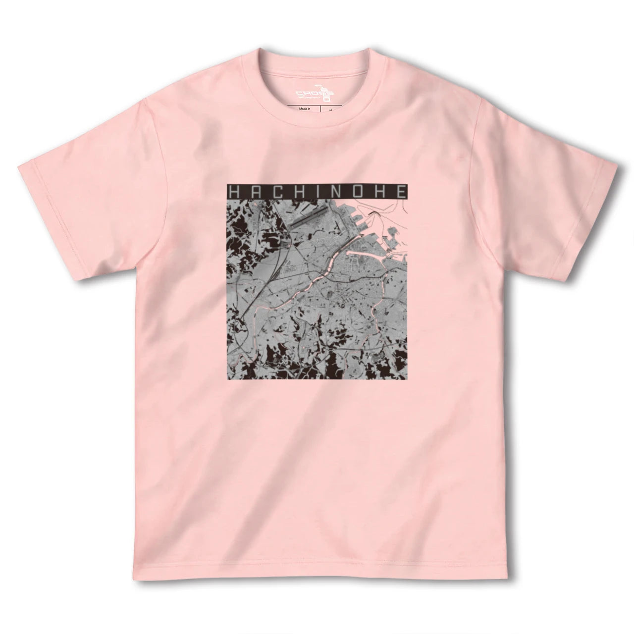 【八戸(青森県)】地図柄ヘビーウェイトTシャツ