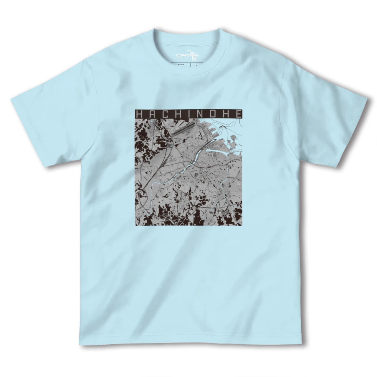 【八戸(青森県)】地図柄ヘビーウェイトTシャツ