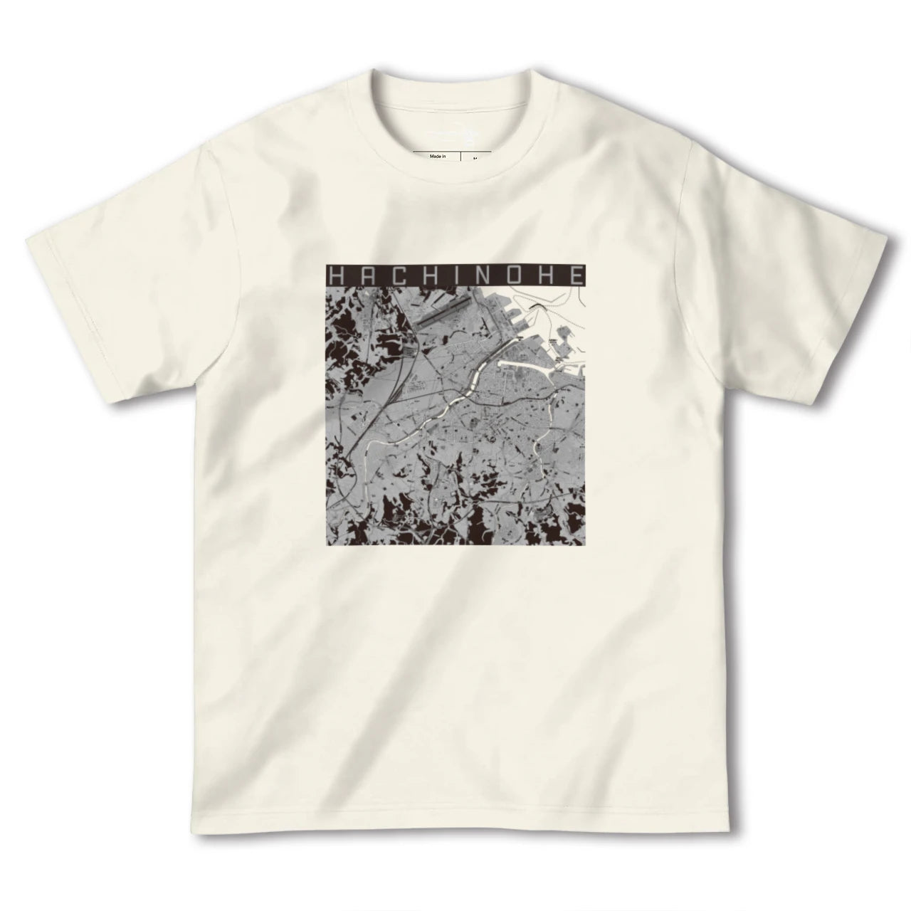 【八戸(青森県)】地図柄ヘビーウェイトTシャツ