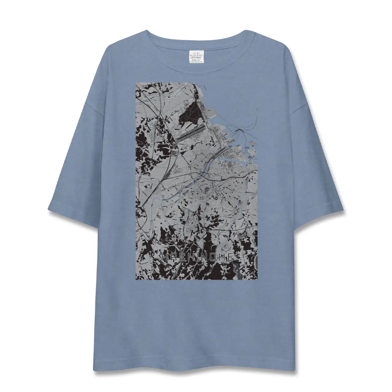 【八戸(青森県)】地図柄ビッグシルエットTシャツ