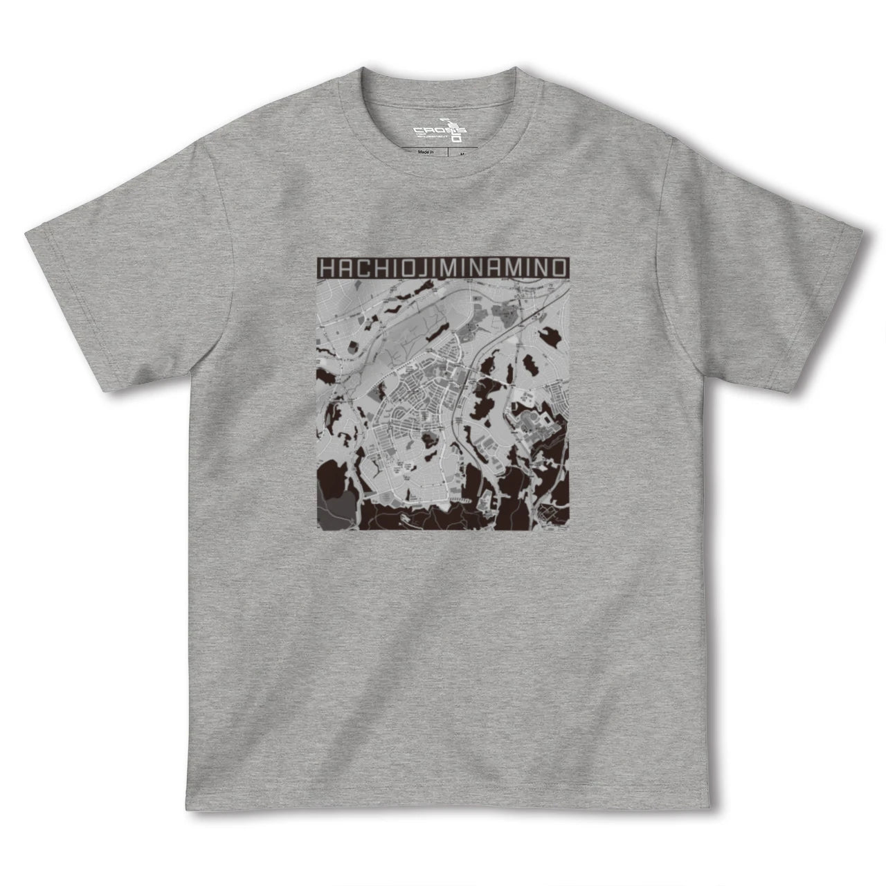 【八王子みなみ野(東京都)】地図柄ヘビーウェイトTシャツ