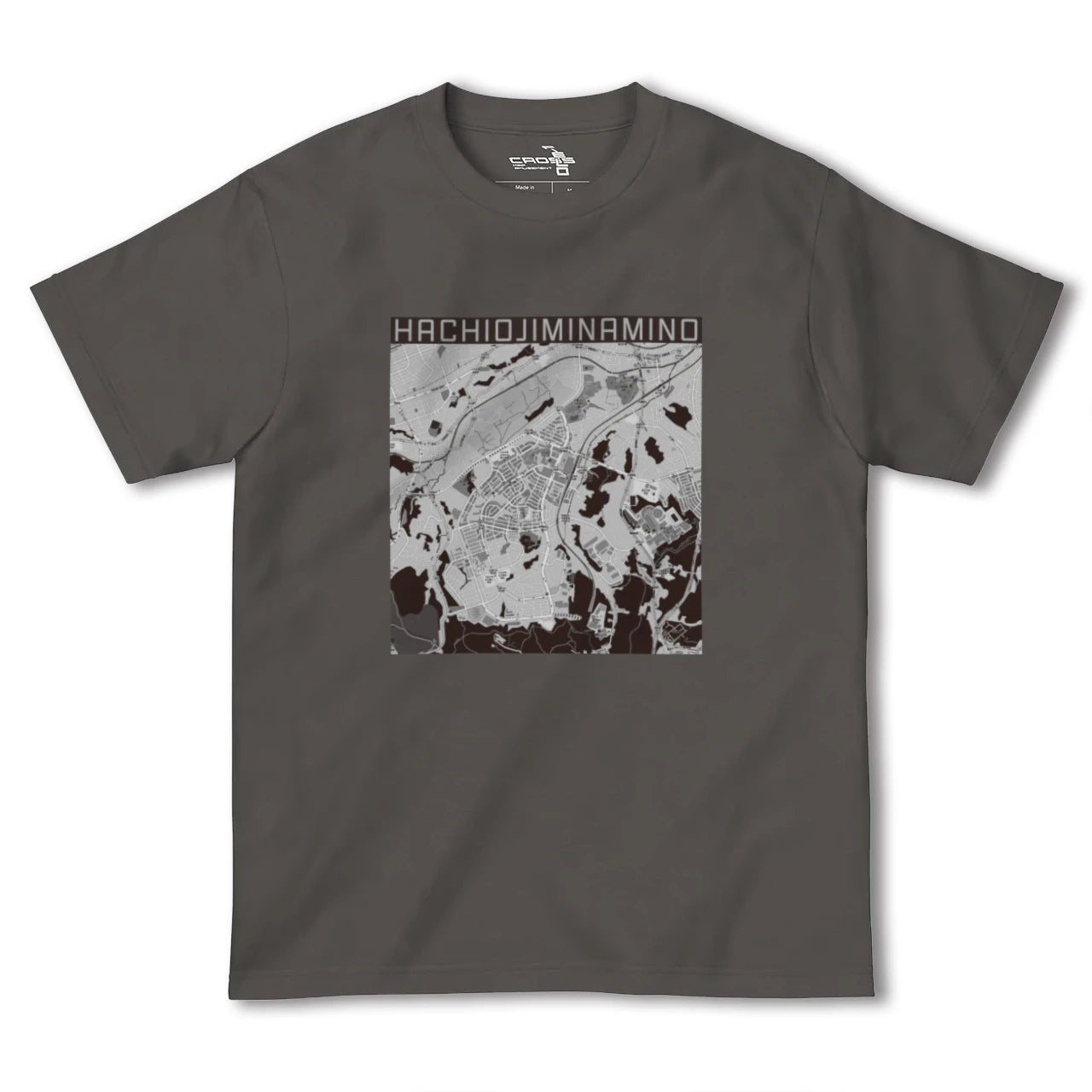 【八王子みなみ野(東京都)】地図柄ヘビーウェイトTシャツ