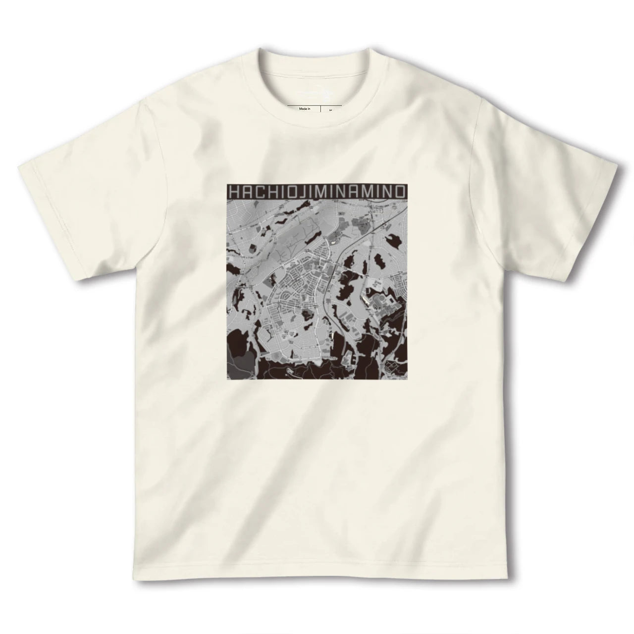 【八王子みなみ野(東京都)】地図柄ヘビーウェイトTシャツ