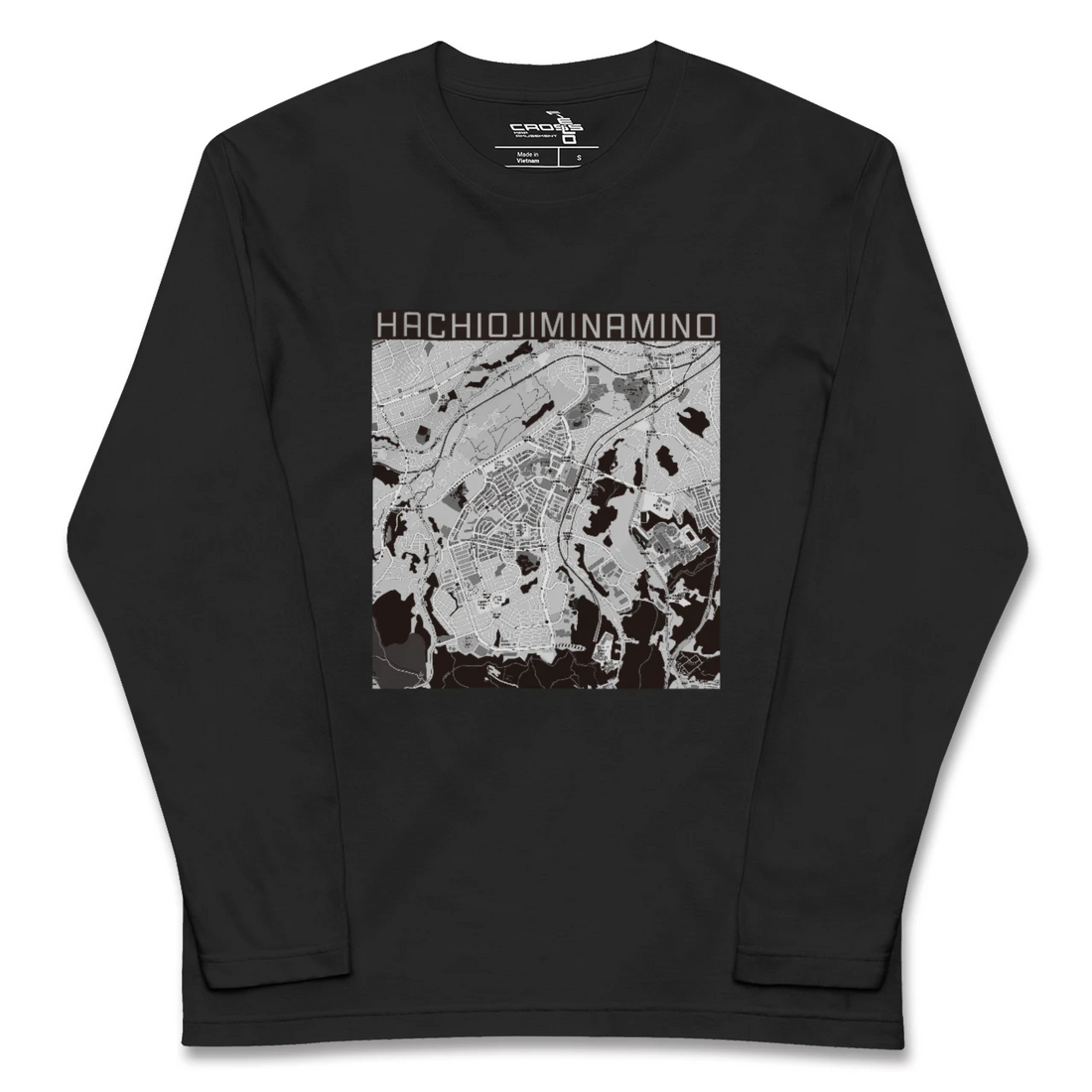 【八王子みなみ野(東京都)】地図柄ロングスリーブTシャツ