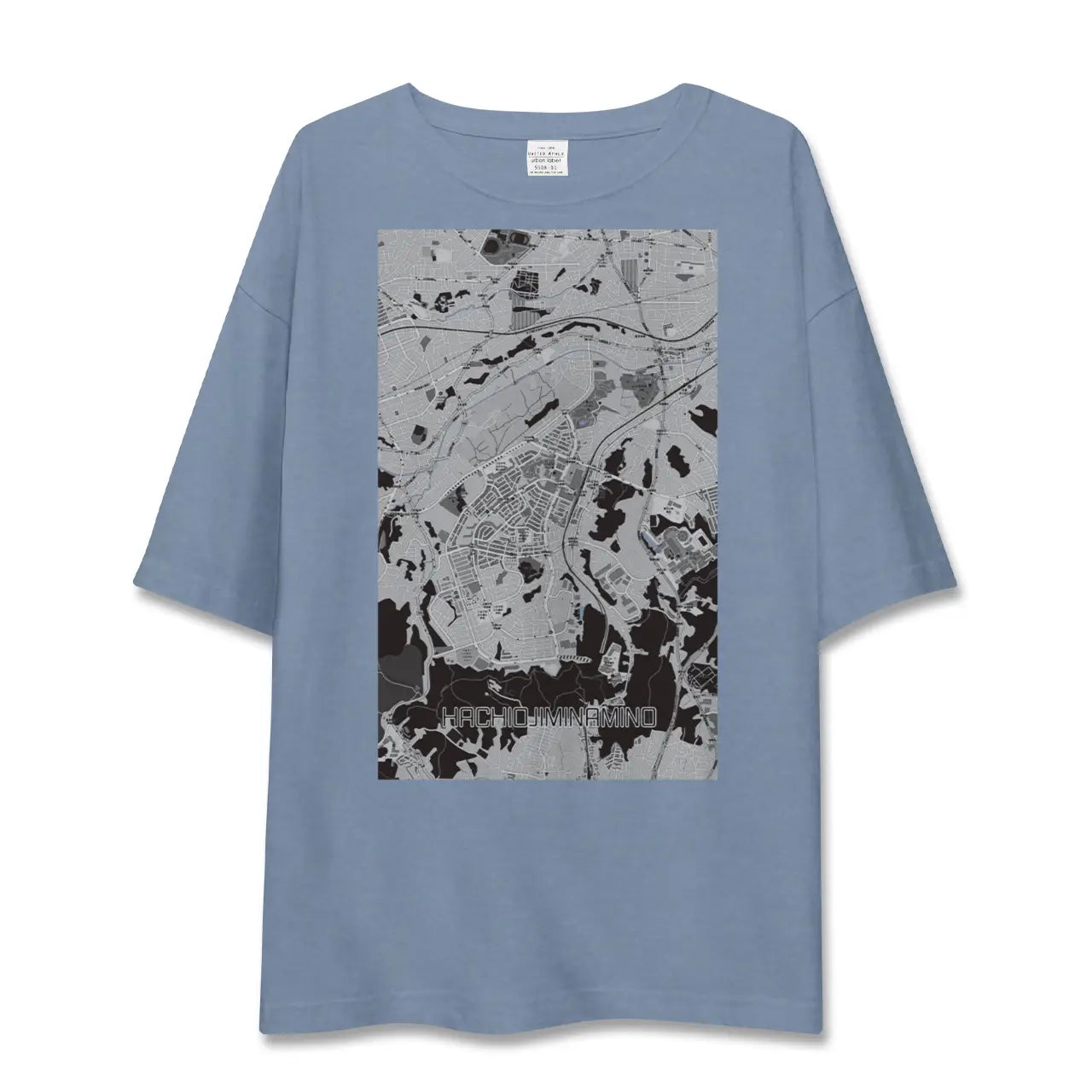 【八王子みなみ野(東京都)】地図柄ビッグシルエットTシャツ