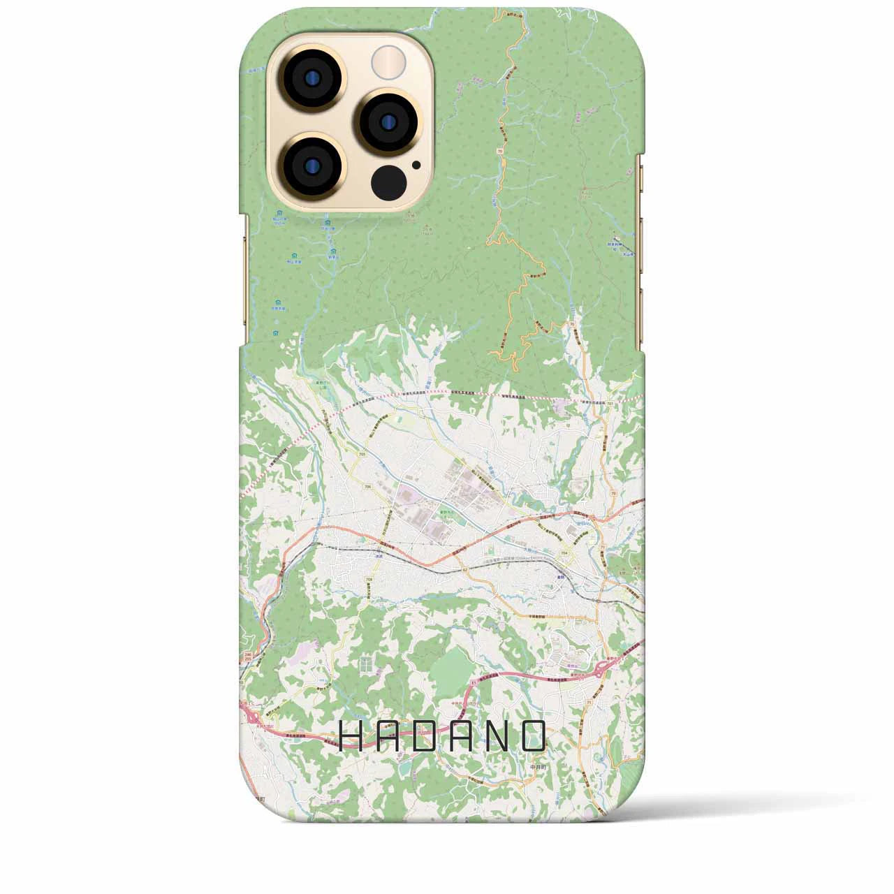 【秦野(神奈川県)】地図柄iPhoneケース(バックカバータイプ)