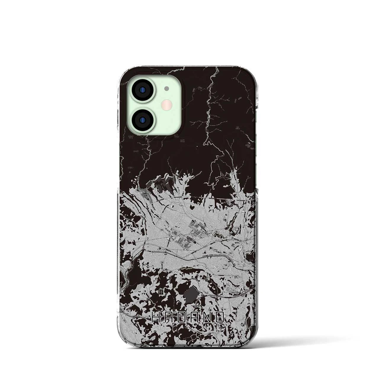 【秦野(神奈川県)】地図柄iPhoneケース(クリアタイプ)