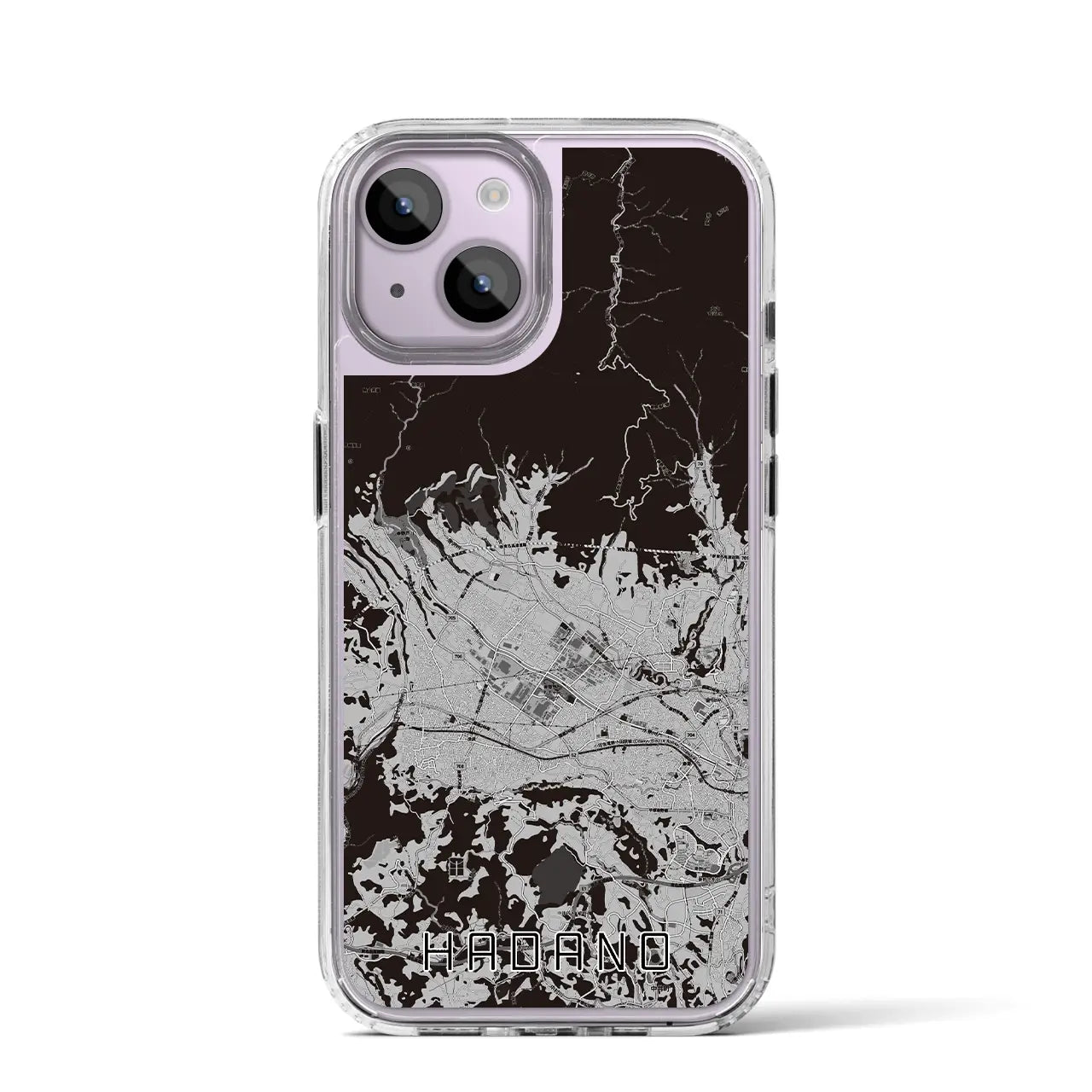 【秦野(神奈川県)】地図柄iPhoneケース(MagSafeタイプ)