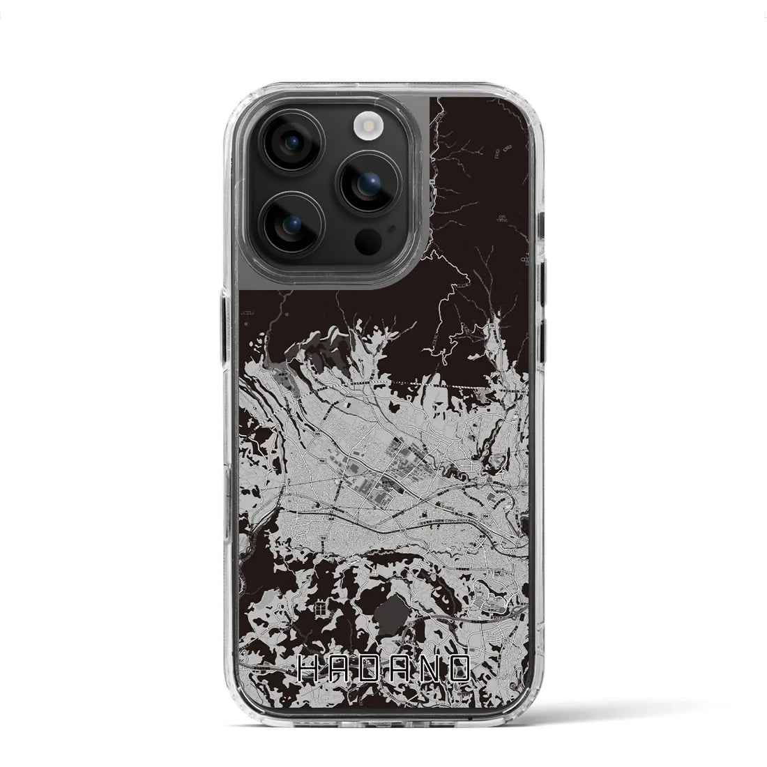 【秦野(神奈川県)】地図柄iPhoneケース(MagSafeタイプ)