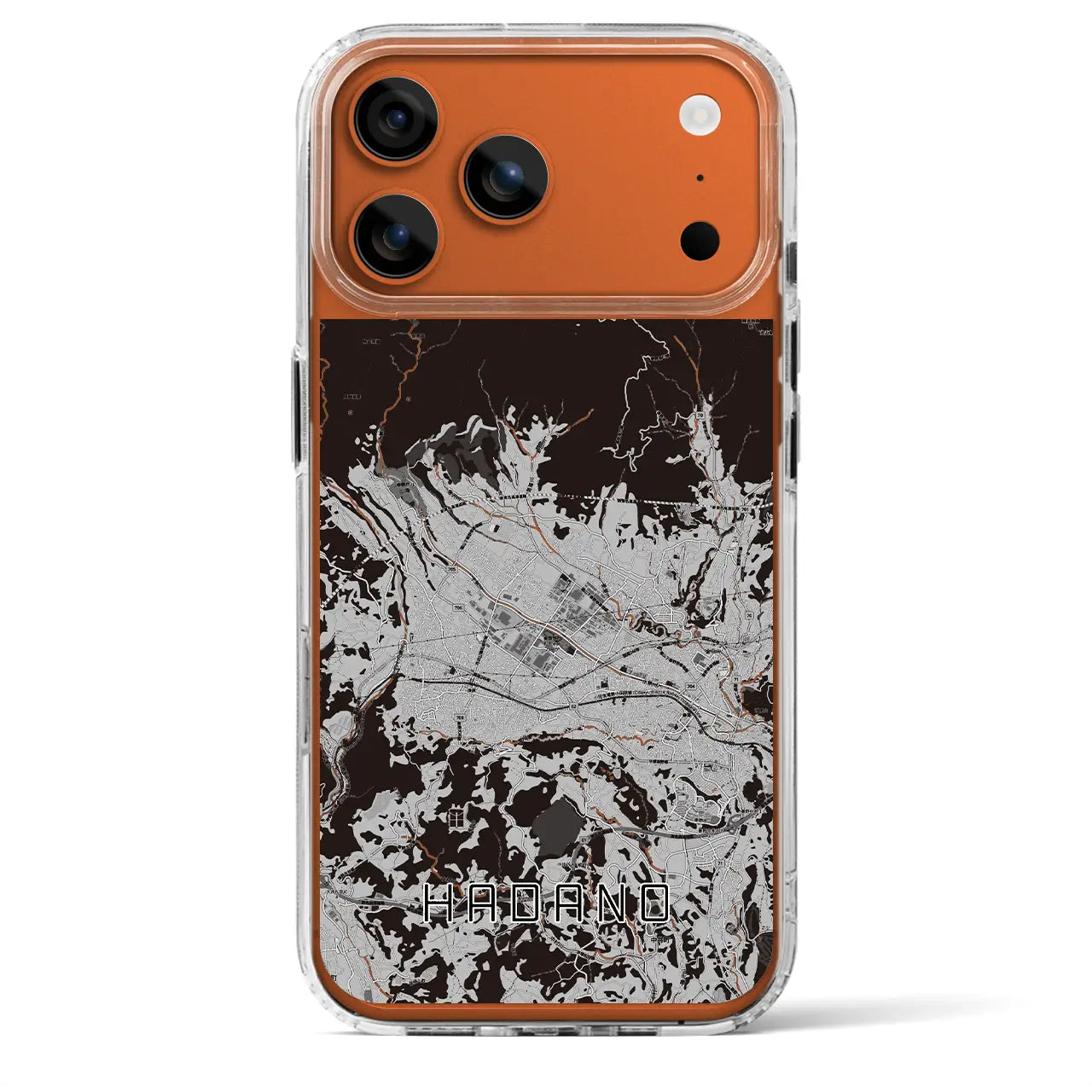 【秦野(神奈川県)】地図柄iPhoneケース(MagSafeタイプ)