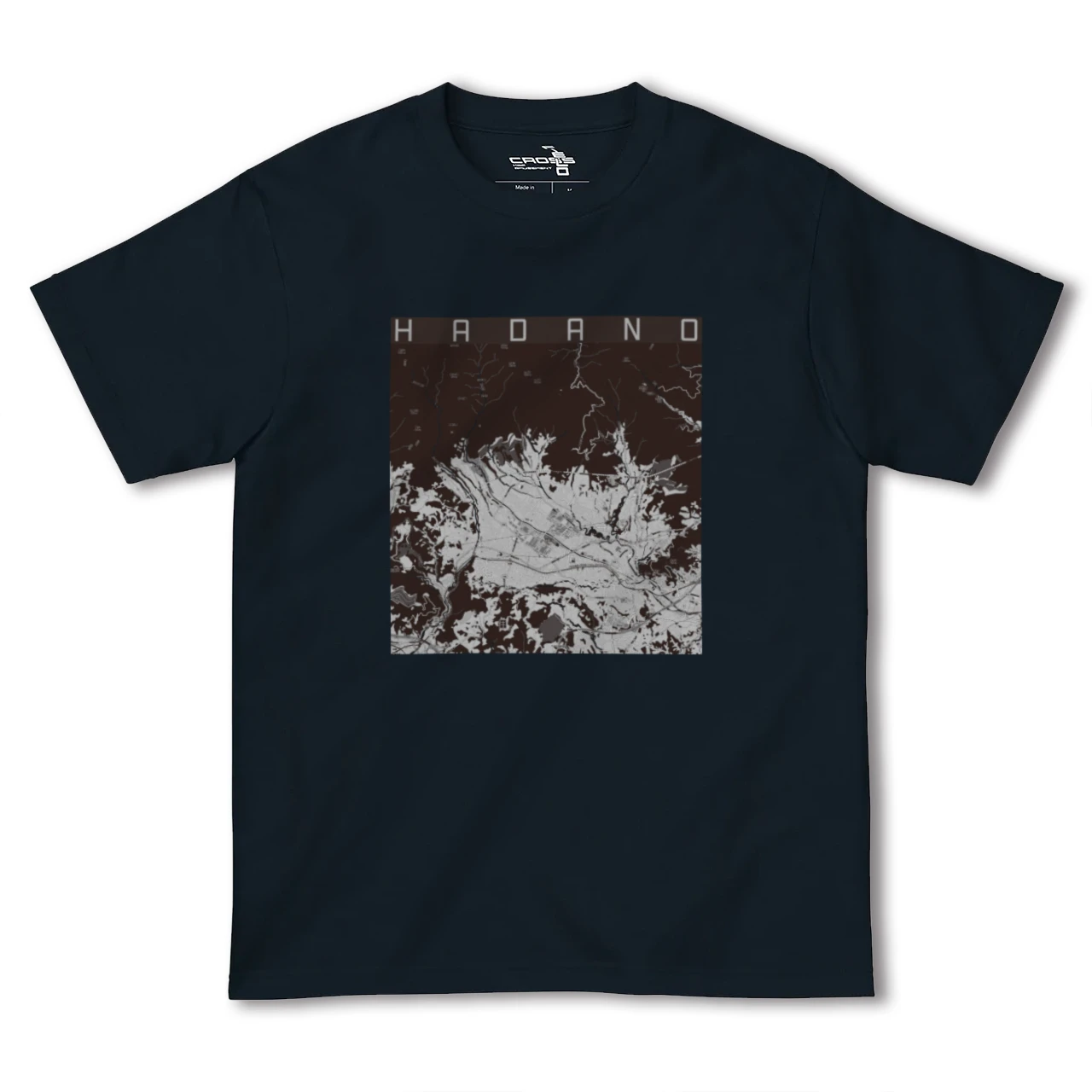 【秦野(神奈川県)】地図柄ヘビーウェイトTシャツ