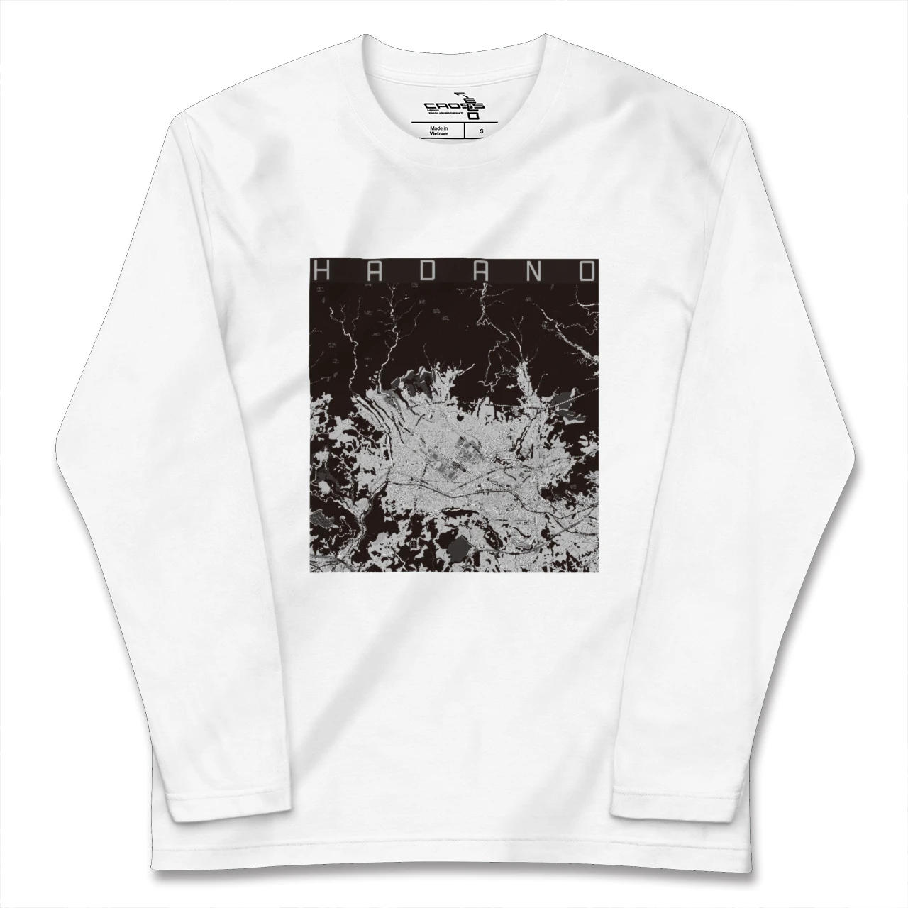 【秦野(神奈川県)】地図柄ロングスリーブTシャツ