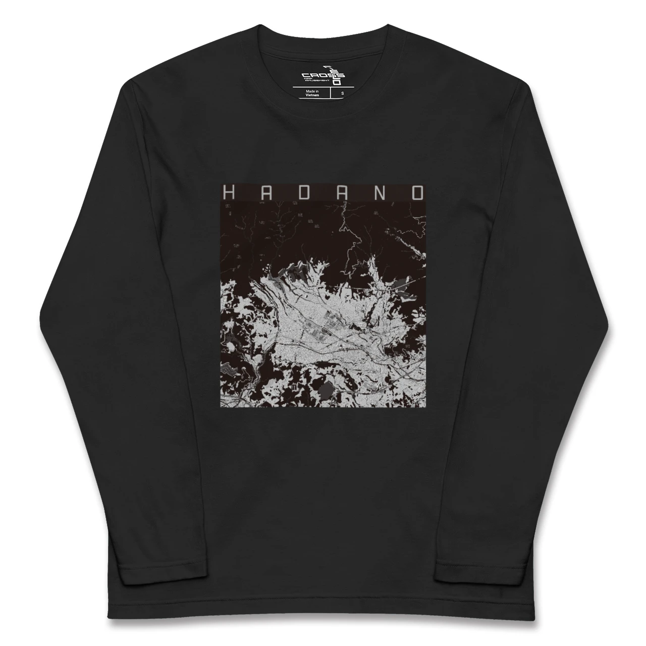 【秦野(神奈川県)】地図柄ロングスリーブTシャツ