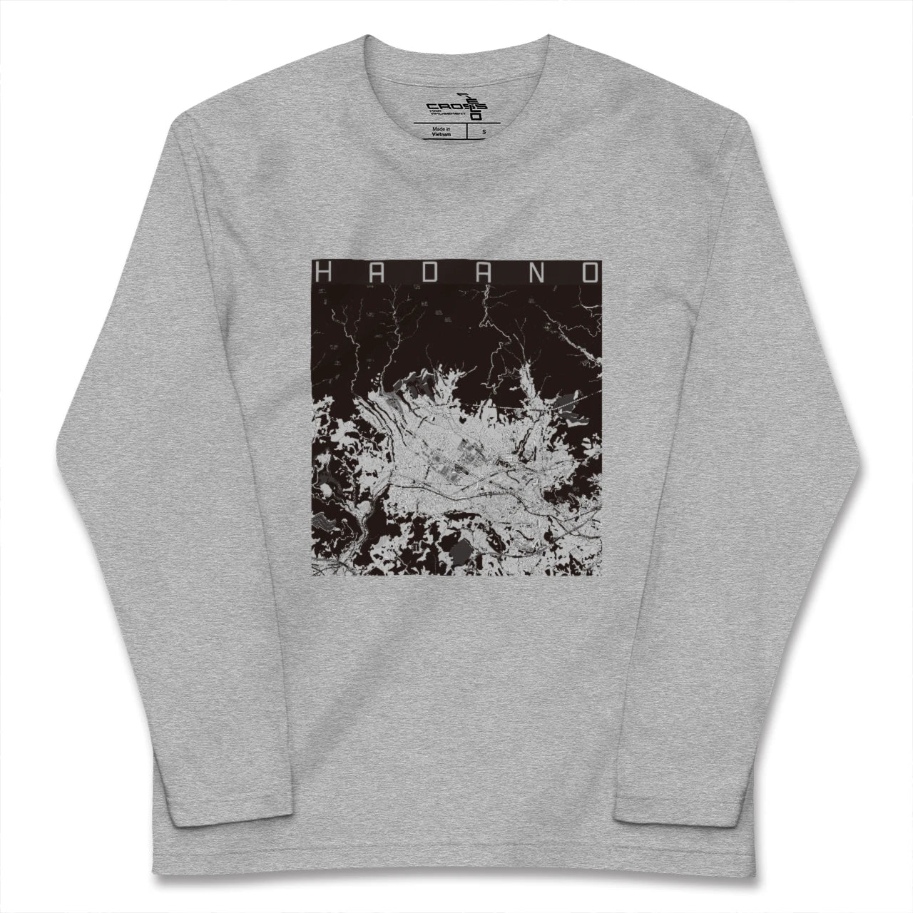 【秦野(神奈川県)】地図柄ロングスリーブTシャツ