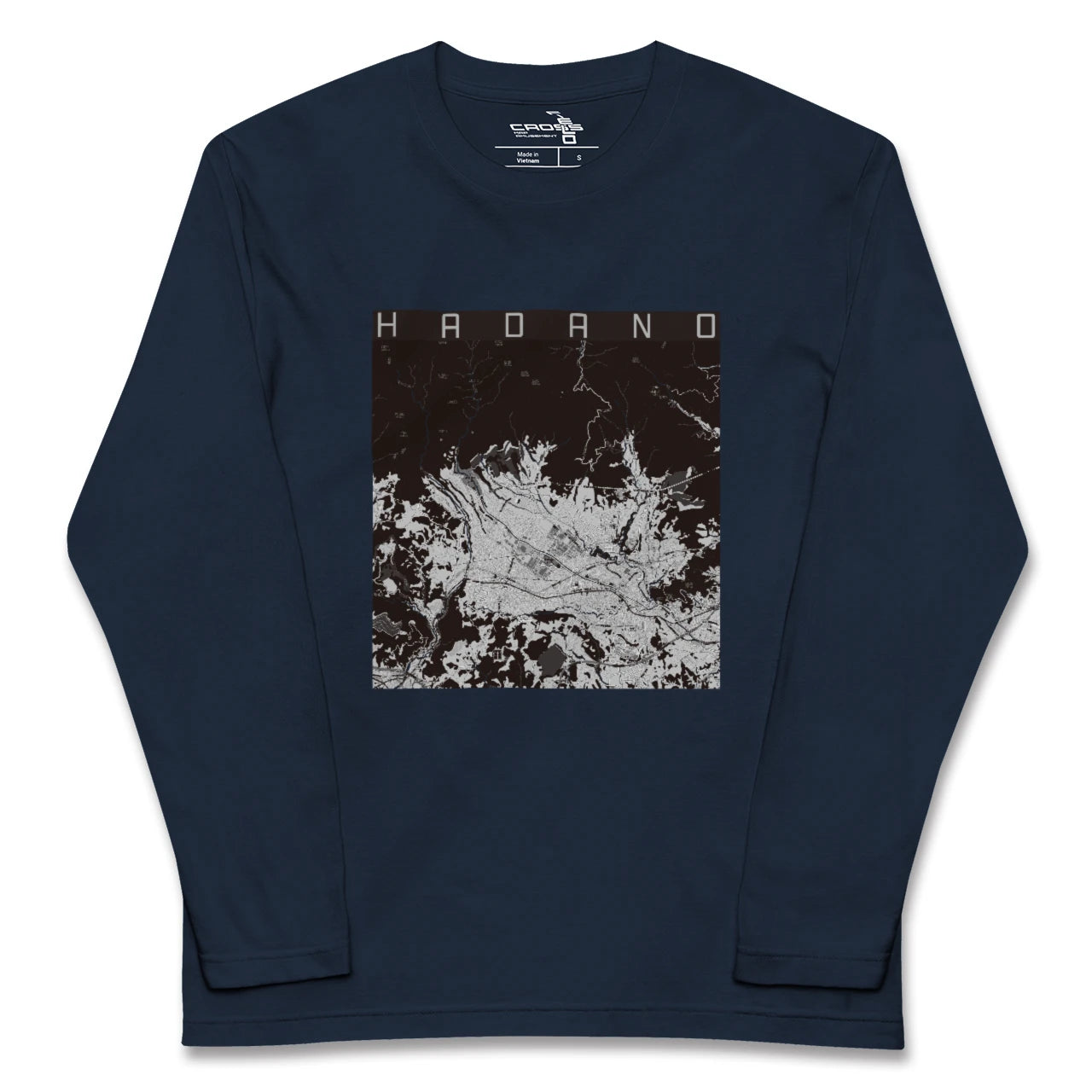 【秦野(神奈川県)】地図柄ロングスリーブTシャツ