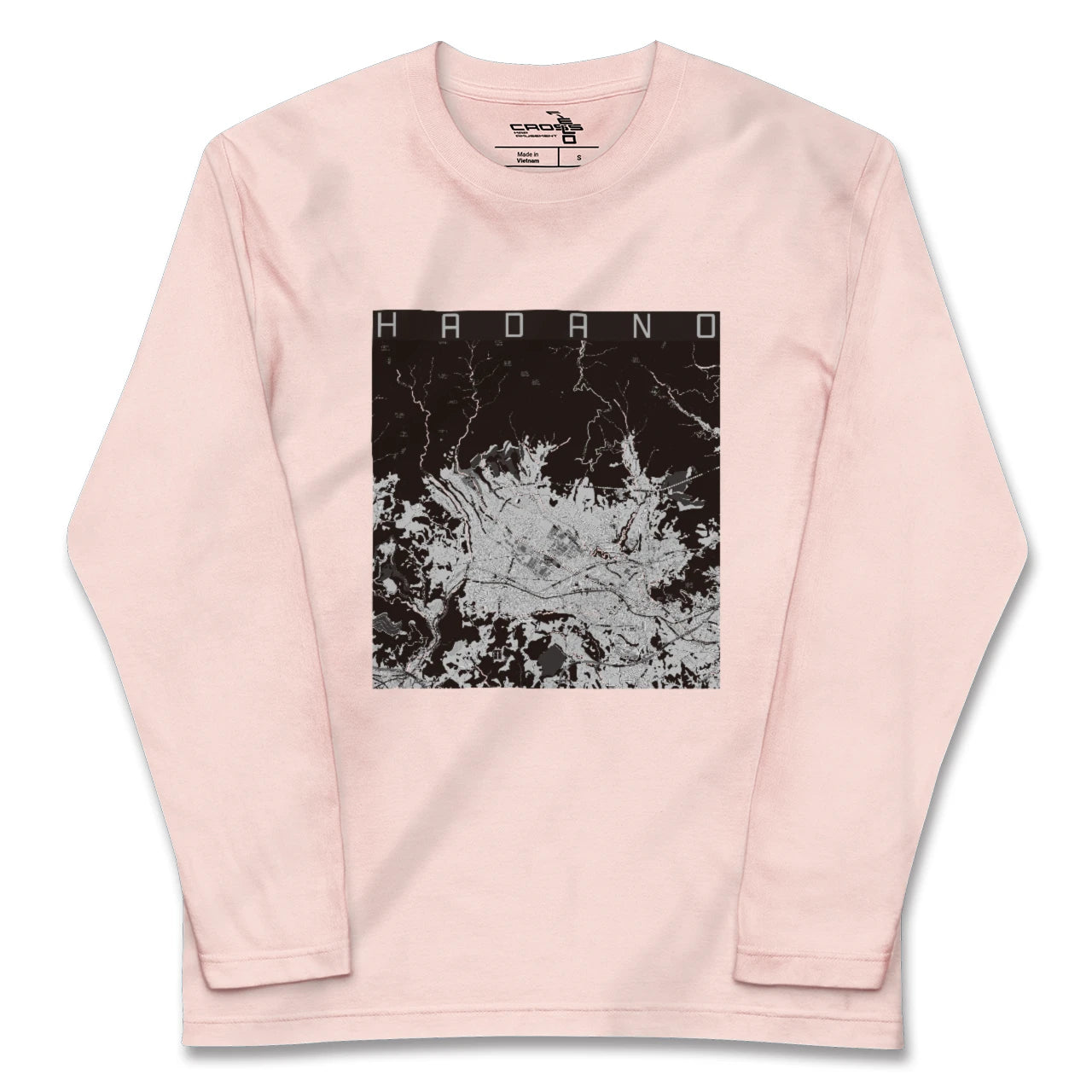 【秦野(神奈川県)】地図柄ロングスリーブTシャツ