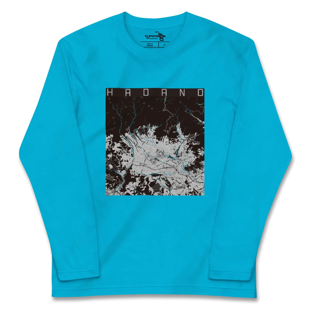 【秦野(神奈川県)】地図柄ロングスリーブTシャツ