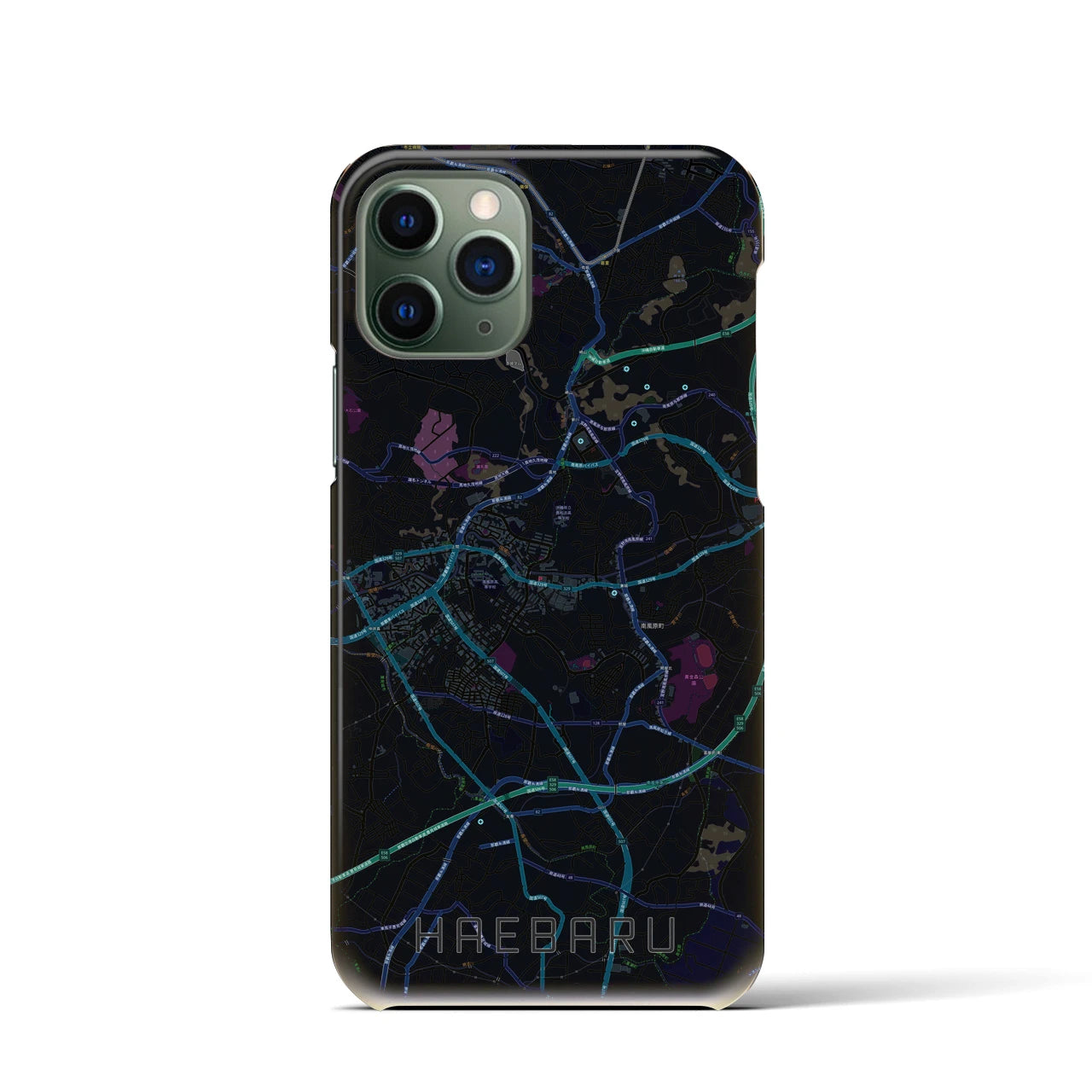 【南風原(沖縄県)】地図柄iPhoneケース(バックカバータイプ)