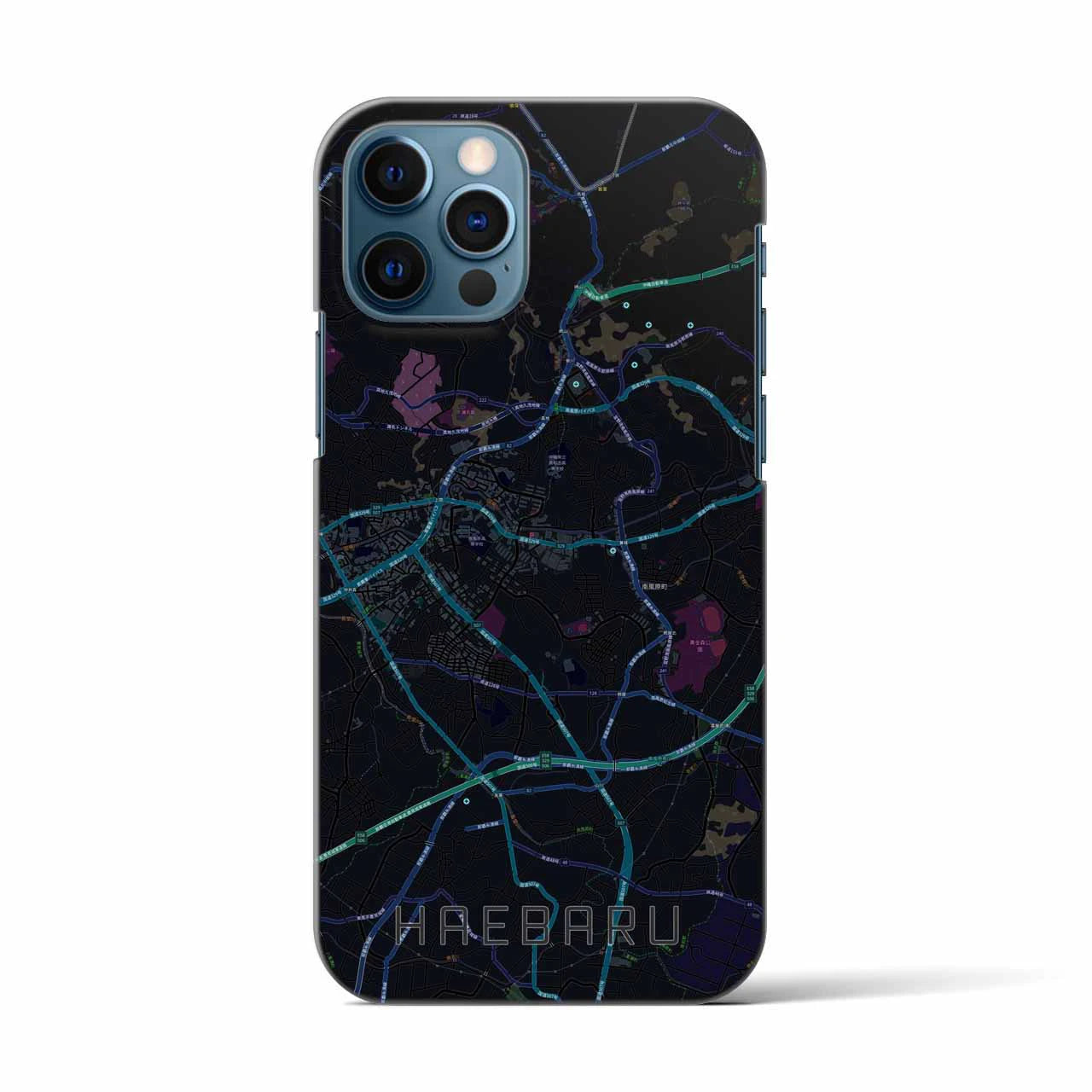 【南風原(沖縄県)】地図柄iPhoneケース(バックカバータイプ)