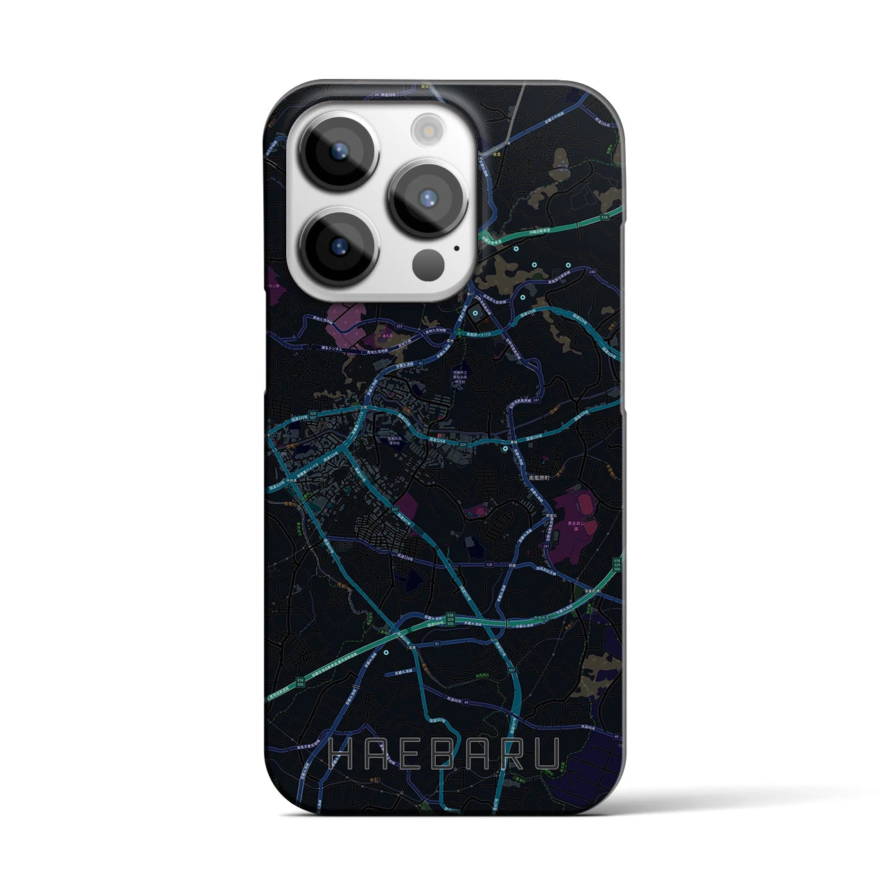 【南風原(沖縄県)】地図柄iPhoneケース(バックカバータイプ)