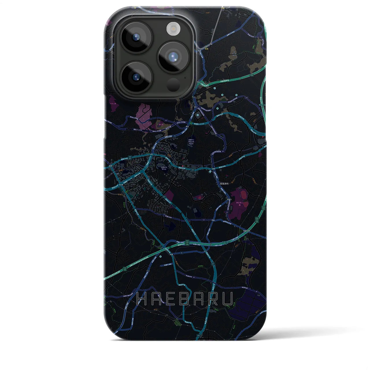 【南風原(沖縄県)】地図柄iPhoneケース(バックカバータイプ)