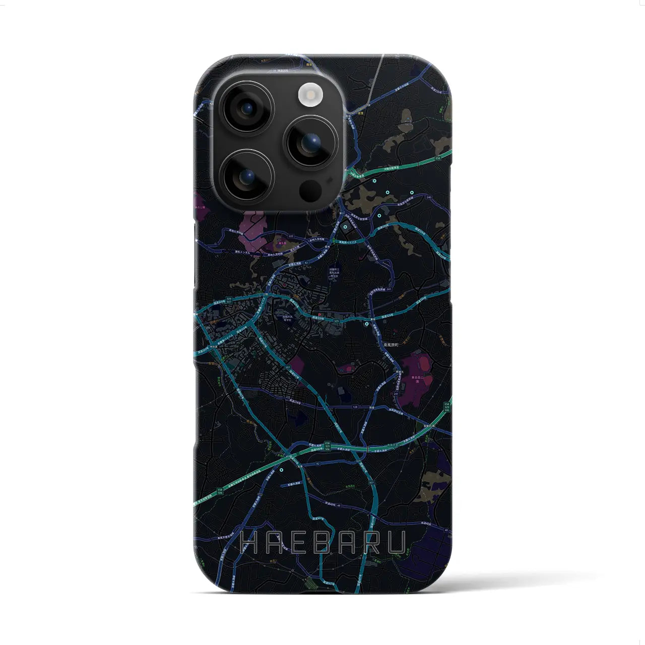 【南風原(沖縄県)】地図柄iPhoneケース(バックカバータイプ)