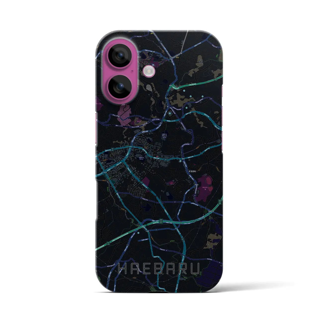 【南風原(沖縄県)】地図柄iPhoneケース(バックカバータイプ)