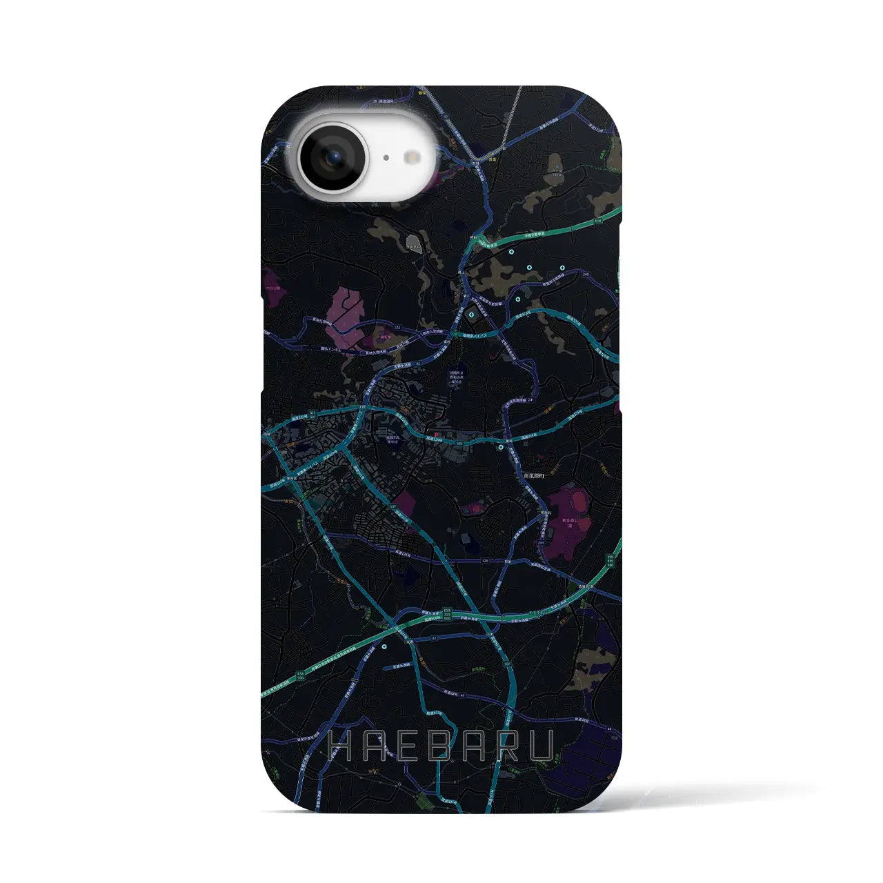 【南風原(沖縄県)】地図柄iPhoneケース(バックカバータイプ)