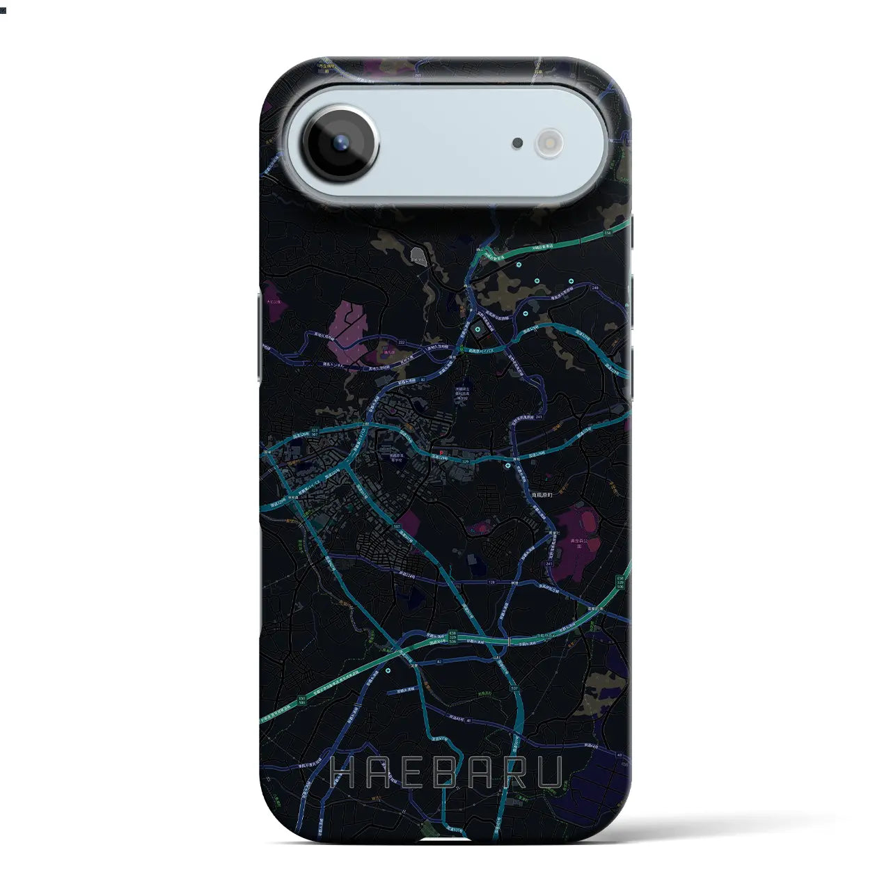 【南風原(沖縄県)】地図柄iPhoneケース(バックカバータイプ)