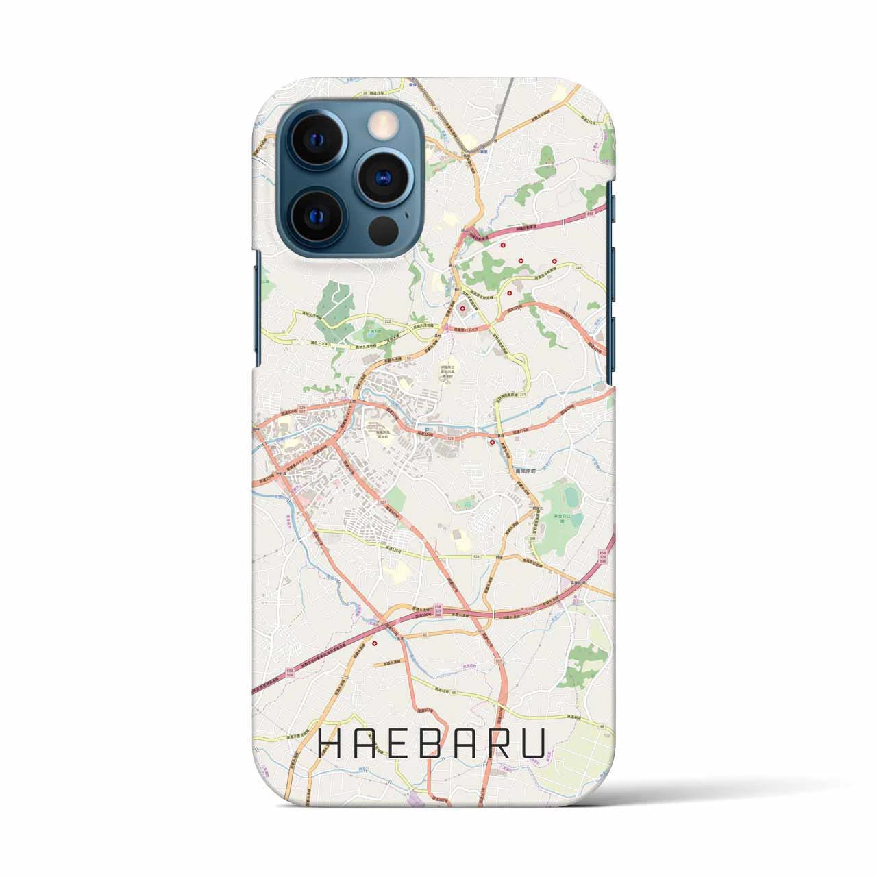 【南風原(沖縄県)】地図柄iPhoneケース(バックカバータイプ)