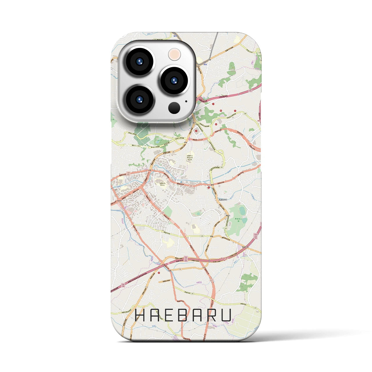 【南風原(沖縄県)】地図柄iPhoneケース(バックカバータイプ)