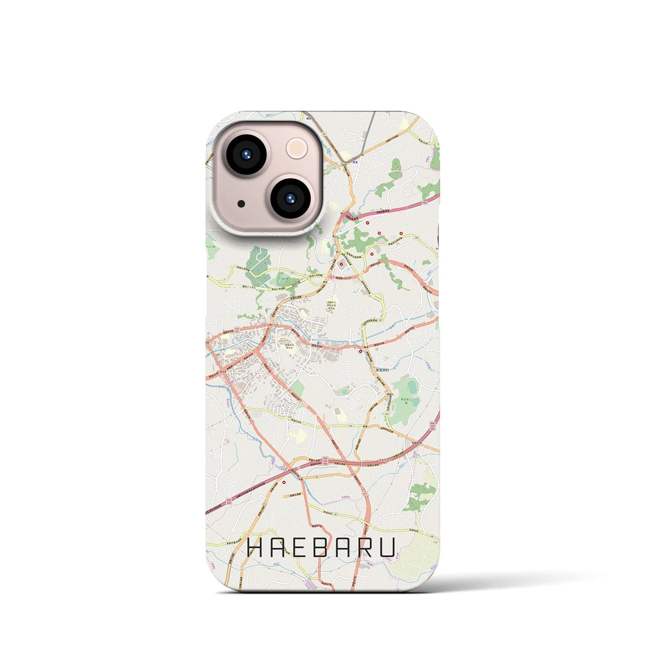 【南風原(沖縄県)】地図柄iPhoneケース(バックカバータイプ)