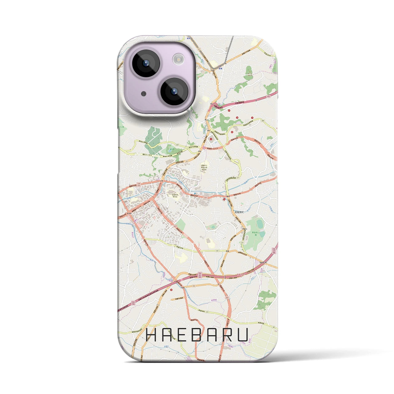 【南風原(沖縄県)】地図柄iPhoneケース(バックカバータイプ)