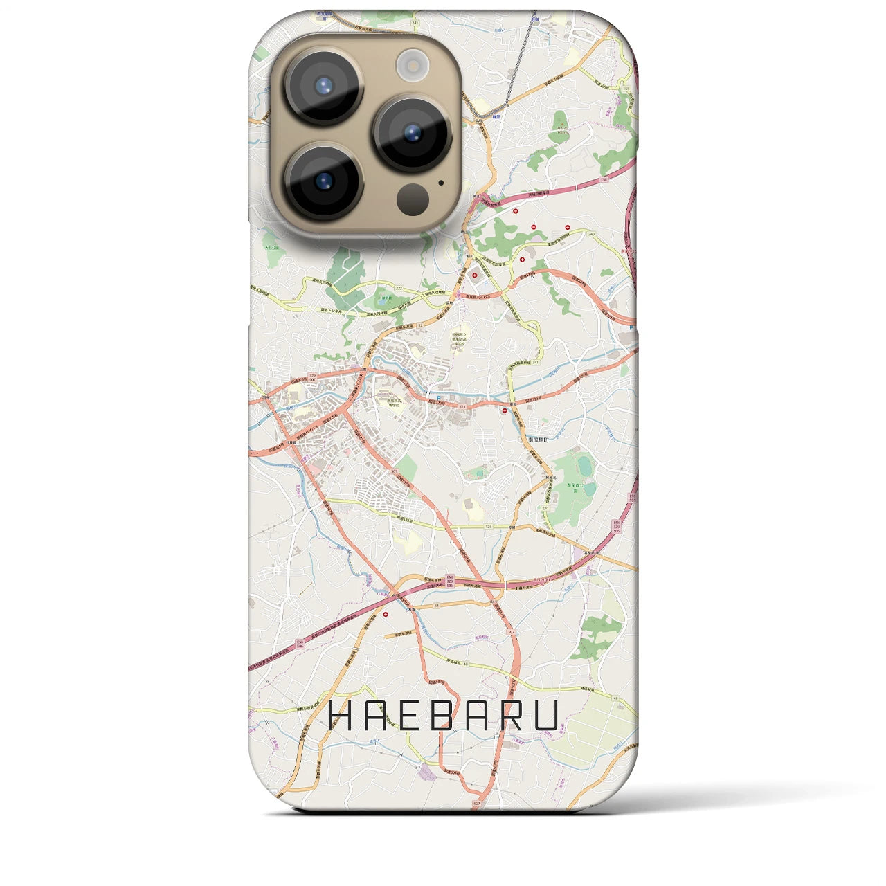 【南風原(沖縄県)】地図柄iPhoneケース(バックカバータイプ)
