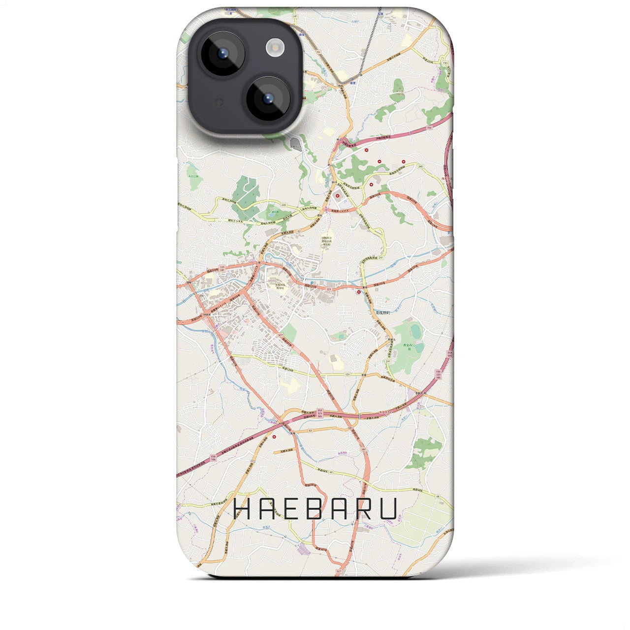 【南風原(沖縄県)】地図柄iPhoneケース(バックカバータイプ)