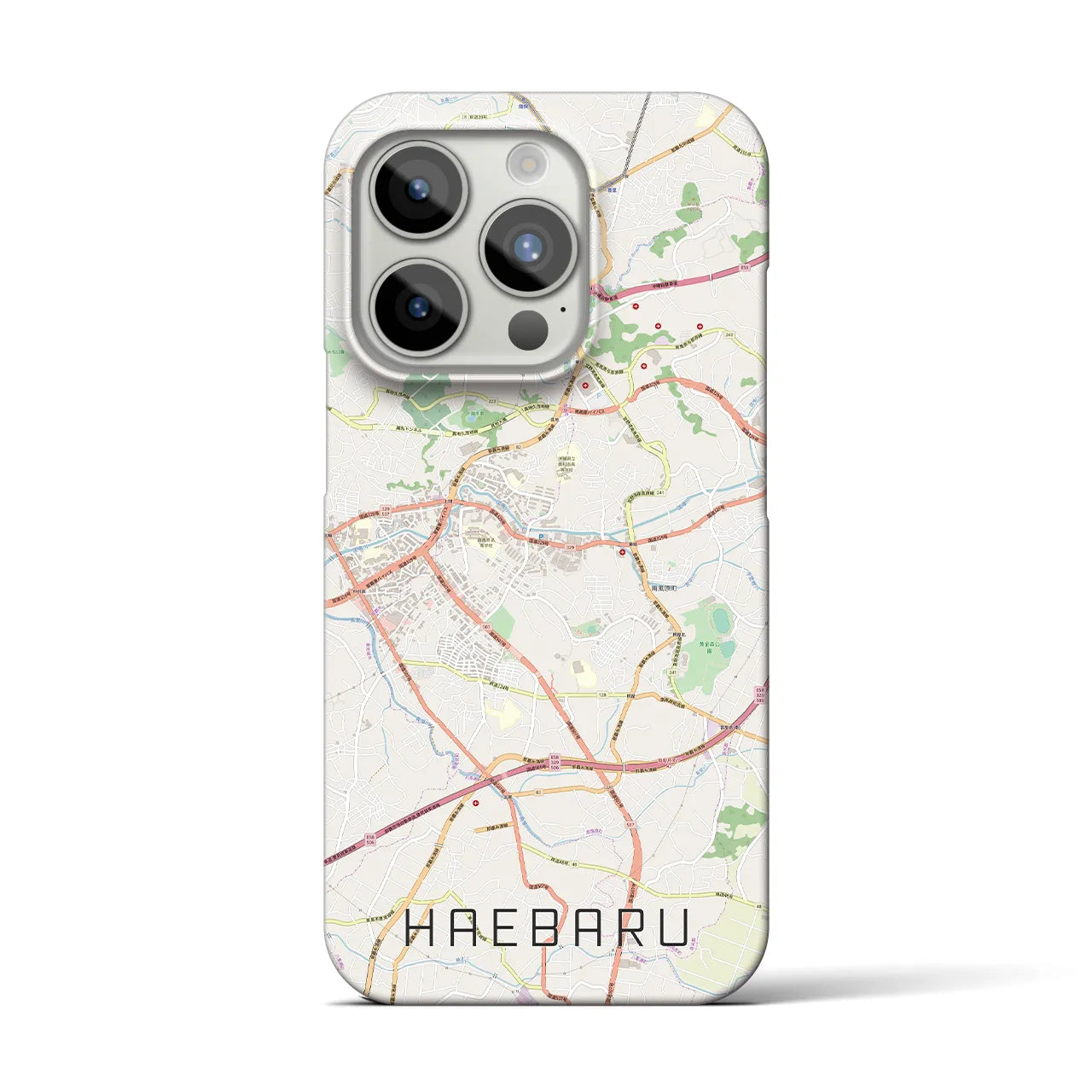 【南風原(沖縄県)】地図柄iPhoneケース(バックカバータイプ)
